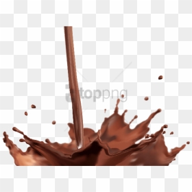 Free Png Download Chocolate Milk Splash Png Png Images - Vector Chocolate Splash Png, Transparent Png - chocolate splash vector png