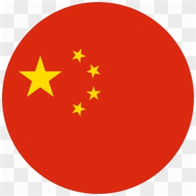 Circle China Flag Icon Png - China Flag Icon Flat, Transparent Png - india flag icon png