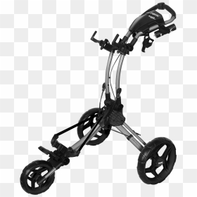 Rovic Rv1d Disc Golf Cart White - Rovic Cart Disc Golf, HD Png Download - disc golf basket png