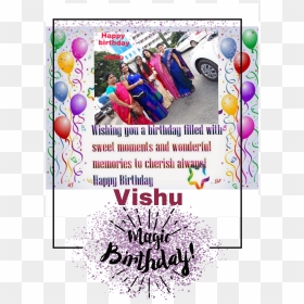 Birthday Wish Description, HD Png Download - happy vishu png