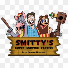 Pizza Time Players At Smitty's Super Service Station, HD Png Download - chuck e cheese png