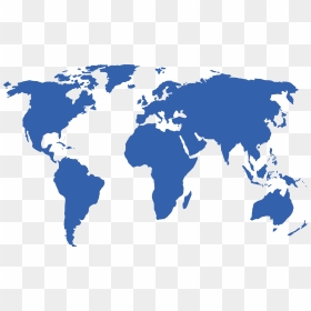 Blue World Map Png - World Map Dark Blue Png, Transparent Png - map image png