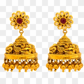 Posted On Oct 10, - Gold Ear Rings Designs In India, HD Png Download - jewellery design png