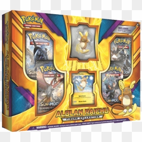 Pokemon Alolan Raichu Figure Collection, HD Png Download - pokemon card back png