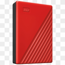 Mypassport 4-5 Tb Red Right Angled - Red Wd Passport, HD Png Download - passport size photo with suit png