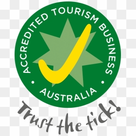 Accreditation Trust The Tick Logo - Accredited Tourism Business Australia, HD Png Download - tick cross png