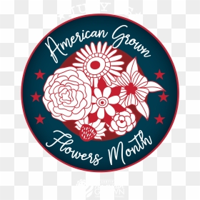 Hero Logo 3@300x - American Grown Flowers Month, HD Png Download - flowers logo png