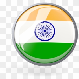 India Transparent Round - Emblem, HD Png Download - india flag icon png