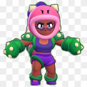 Follow Me - Brawlers Rosa Brawl Stars, HD Png Download - new png for picsart