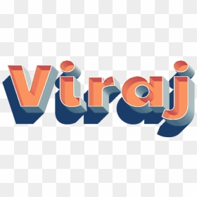 Viraj 3d Letter Png Name - Viraj Name Logo Download, Transparent Png - virat png