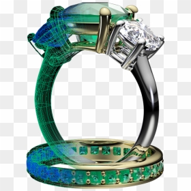 Cad Jewellery Png Design , Png Download - Engagement Ring, Transparent Png - jewellery design png