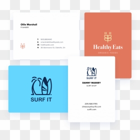 Business Card Designs On Looka - Graphic Design, HD Png Download - card design png