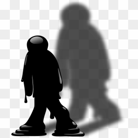 Person With A Shadow Drawing, HD Png Download - chocolate splash vector png