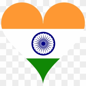 Heart Love Coat Of Arms Free Photo - Indian Flag Photos In Different Styles, HD Png Download - india flag icon png