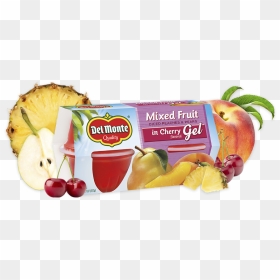 Mixed Fruit In Cherry Flavored Gel, Fruit Cup® Snacks - Del Monte Mixed Fruit Cups, HD Png Download - mango fruit png