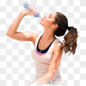 Transparent Drinking Water Png, Png Download - mineral water bottle png