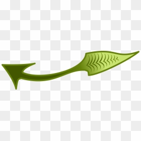 This Free Icons Png Design Of Dbb // Green Leaf Arrow - Leaf Arrow Clip Art, Transparent Png - green leaf design png