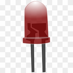 Red Led Lamp Clip Arts - Illustration, HD Png Download - led bulbs png