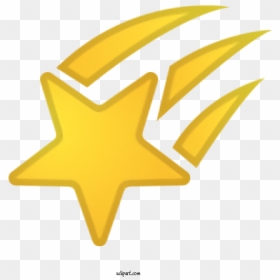 Transparent Holidays Yellow Star Logo For Diwali For - Shooting Star Emoji, HD Png Download - diwali text png