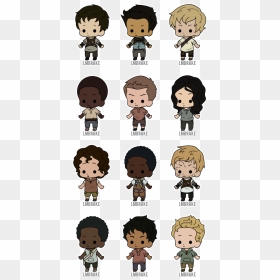 The Maze Runner Characters - Maze Runner Cartoon Characters, HD Png Download - dylan o'brien png tumblr