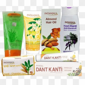 Patanjali Combo Of Almond Hair Oil , Dant Kanti Tooth - Cosmetics, HD Png Download - chandan png