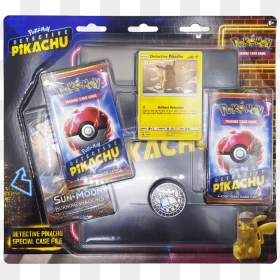 Pokémon Detective Pikachu Special Case File - Detective Pikachu Case File, HD Png Download - pokemon card back png