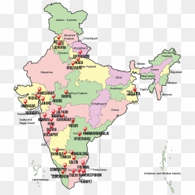 High Resolution India Map , Png Download - High Resolution India Png Map, Transparent Png - india map png image