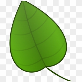 Free Clip Art Green Leaf - Green Leaf Template Printable, HD Png Download - paan leaf png