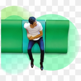 People Top View Sit Png, Transparent Png - human top view png