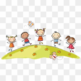Children Playing Clipart, HD Png Download - sun clipart for kids png