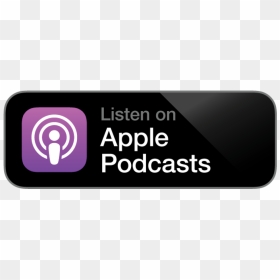 Apple - Listen On Apple Podcasts Logo, HD Png Download - podcast png