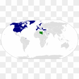 2011 War On Libya Belligerents - Countries That Have Taco Bell, HD Png Download - map image png