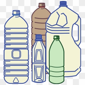 Plastic Bottle Clipart - プラスチック イラスト フリー, HD Png Download - vhv