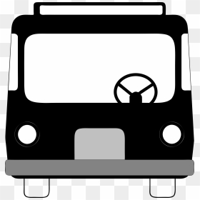 Bus Front View Clip Arts - Bus Clipart Front, HD Png Download - bus top view png