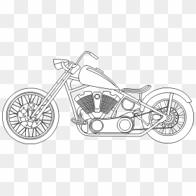 Harley Davidson Motor Bike Drawings , Png Download, Transparent Png - harley davidson bike png