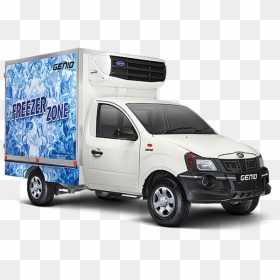 Mahindra Genio Refrigerated Van, HD Png Download - mahindra pickup png