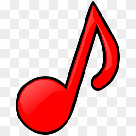 Color Music Notes Clipart - Red Musical Notes Clipart, HD Png Download - colourful music notes png