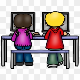 Kids On Computers Clipart - Kids On Computers Clip Art, HD Png Download - sun clipart for kids png