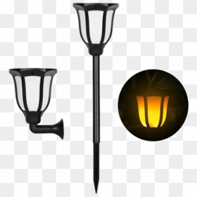Led Solar Tiki Torch Light - Torch, HD Png Download - torch light png