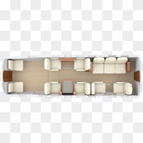 Top View Bus Interior, HD Png Download - bus top view png
