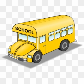 School Bus Medium 600pixel Clipart, Vector Clip Art - Animated Picture Of Bus, HD Png Download - bus top view png