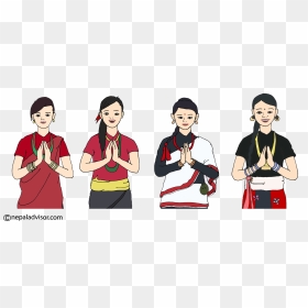 Unity In Diversity In Nepal, HD Png Download - namaste hands png