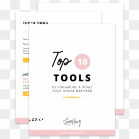 Top 10 Tools For Online Business Louise Henry, HD Png Download - png format business images