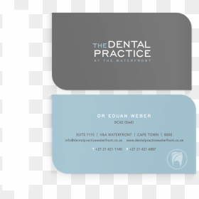 Business Card Design Client The Dental Practice-min - Eye Shadow, HD Png Download - card design png
