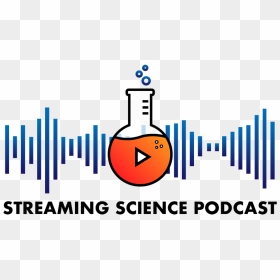 Streaming Science Podcast Logo, HD Png Download - podcast png