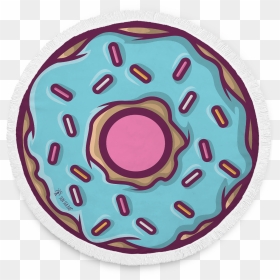 Donut Beach Blanket"  Class= - Circle, HD Png Download - picnic blanket png