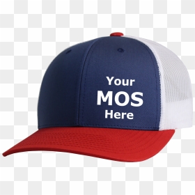 Red/white/blue Mos Hat - Baseball Cap, HD Png Download - white cap png