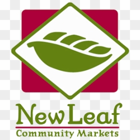 New Leaf Community Markets Logo, HD Png Download - green leaf design png