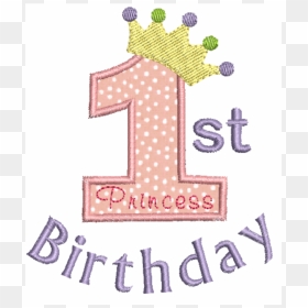 #1st #birthday #1stbirthday #pink #princess - Birthday, HD Png Download - 1st birthday png pink