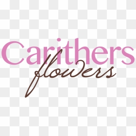 Logo For Carithers Flowers Marietta - Calligraphy, HD Png Download - indian flower garland png